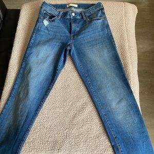 GAP Real Straight destructed jeans